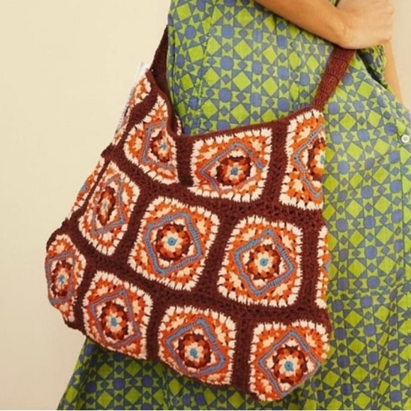 NWOT FREE PEOPLE CATCH ME CROCHET BOHO CROSSBODY BAG - Picture 13 of 13